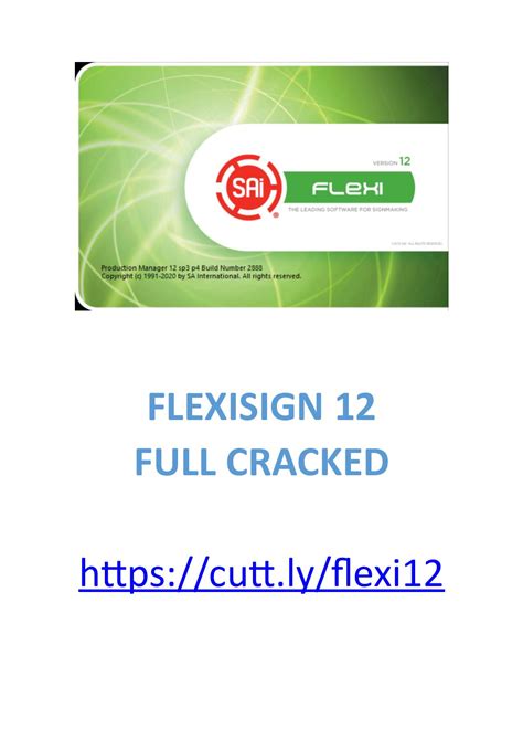 : The user will have to visit the appropriate website for the <b>download</b> They must locate the <b>download</b> link that is needed for the software and select it. . Flexisign pro 12 free download